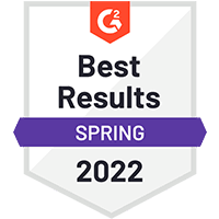G2 Best Results Spring 2022 G2 Best Results Spring 2022